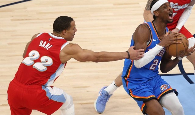 亚历山大38分小皮彭30+11 雷霆横扫灰熊晋级次轮