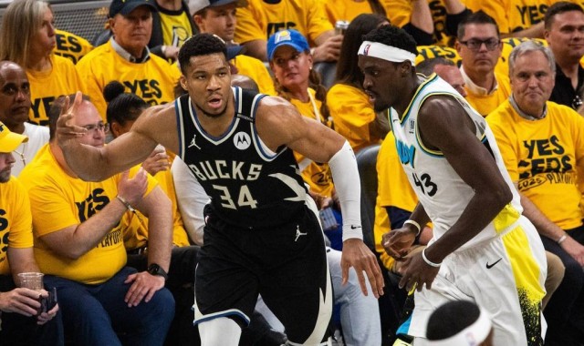 哈里伯顿准绝杀字母哥空砍30+20+13 步行者淘汰雄鹿