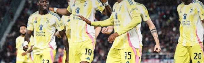 意甲联赛：尤文客场 1-1 博洛尼亚，积分榜上升至第四位